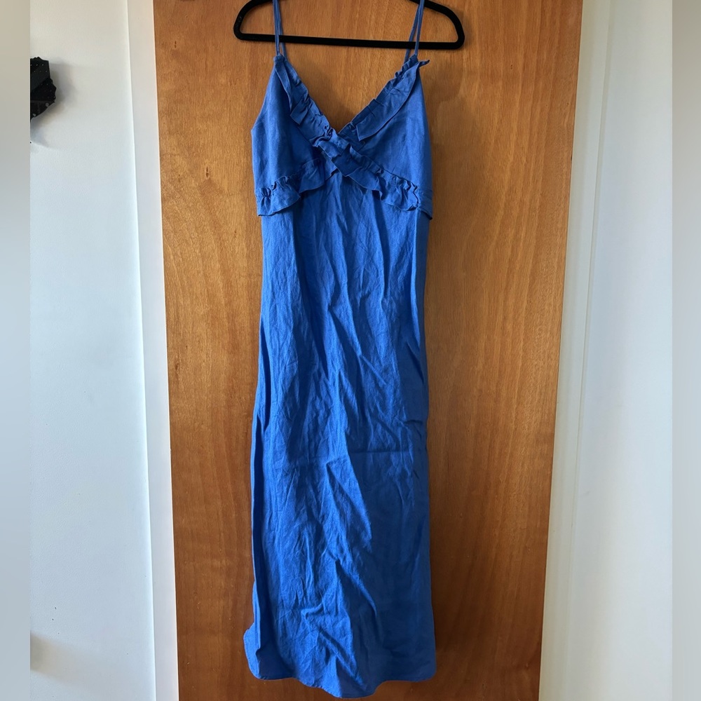 BELIZE Linen maxi dress